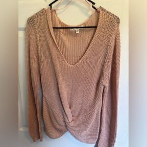 3/$8 🍁 Love Tree Front Knot Sweater